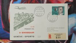 CL36 Enveloppe + Timbre Suisse - Theme Aviation 1978