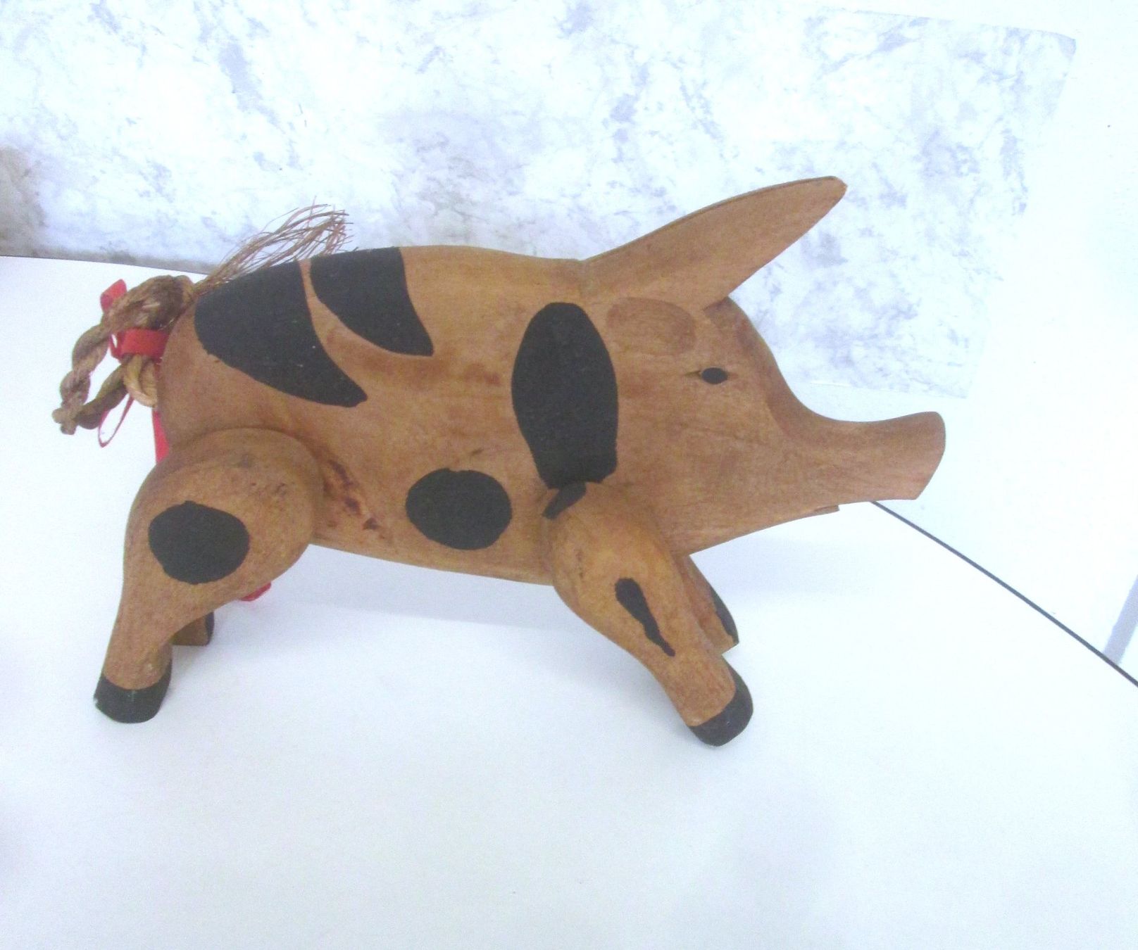 Figurines: Holzschwein, Vintage – D'occasion à Sementina par babucia 1