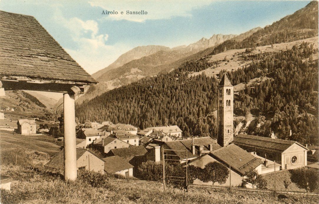 Cartoline postali: Airolo   TI  e Sassello – Usato da Brig venduto da Valcards54