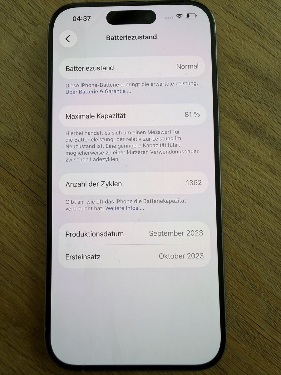 Apple Handys / Smartphones: iPhone 15 Pro Display like new – Gebraucht aus Zillis von elera 6