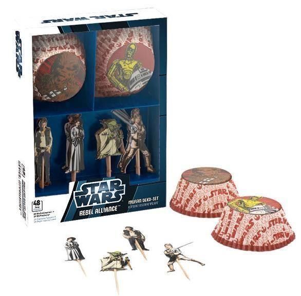 Teglie da forno: Star Wars Muffin Deko-Set Rebel Alliance – Nuovo e nell'imballaggio originale da Ennetbürgen venduto da open24shop 1