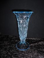 Blaue Vase aus den 70ern