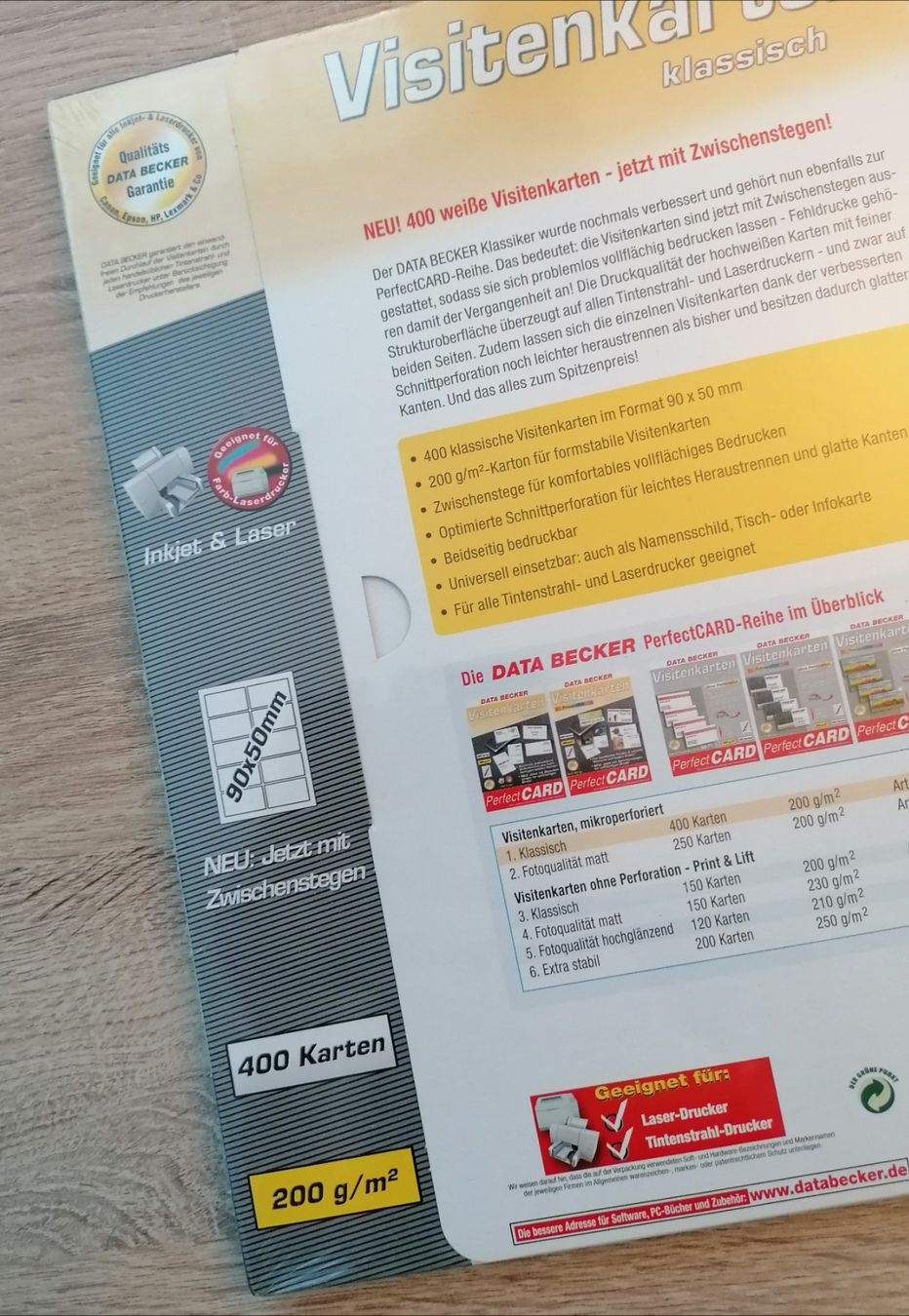 Cartoline: Visitenkarten "Perfect Card" NEU – Nuovo e nell'imballaggio originale da Benken SG venduto da olga81 1