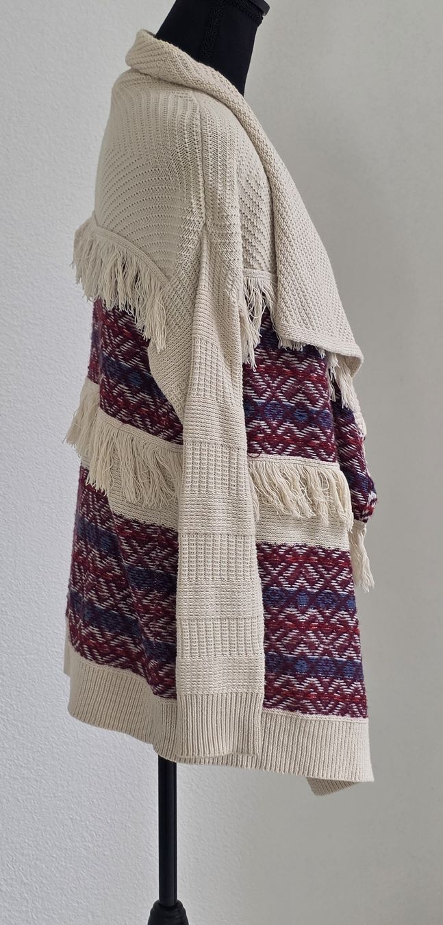 Esprit Jacken: Esprit Strickjacke mit Fransen beige Grösse S/M – Gebraucht aus Rheinsulz von Gilea 2