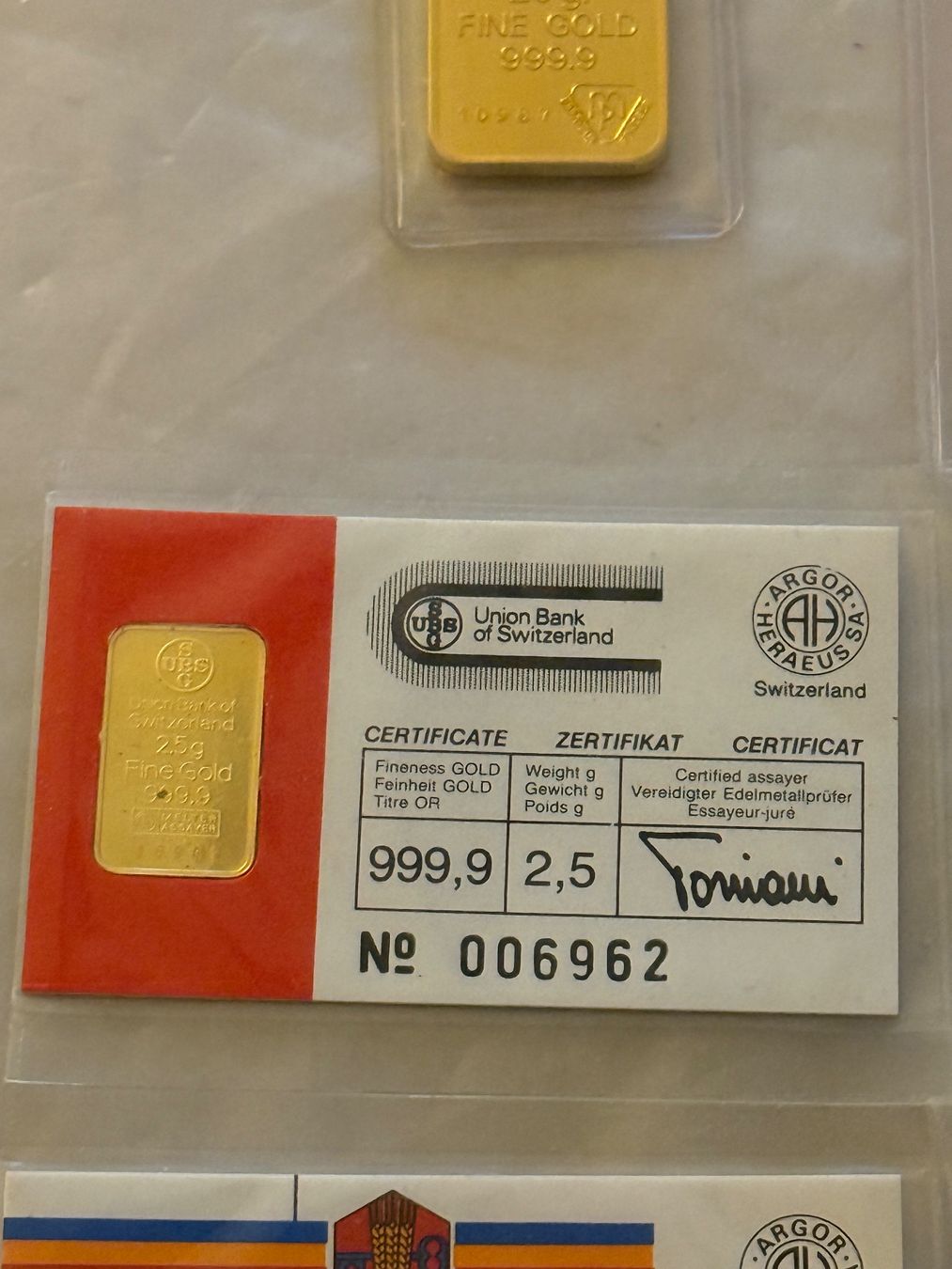 Metalli preziosi: Goldbarren Sammlung  Total 37 g – Usato da Wallisellen venduto da SWISS_SILVER1 6