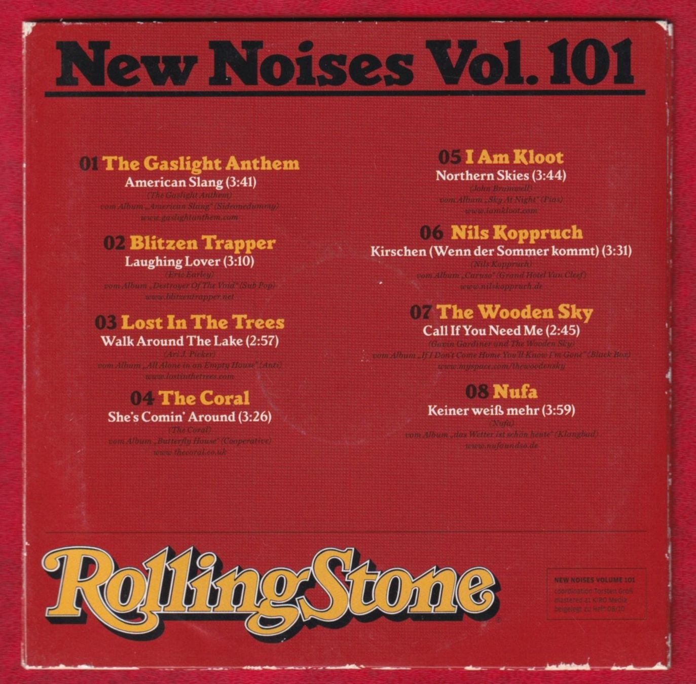 CD: Rolling Stone - New Noises Vol. 101 (CD) – Usato da Zürich venduto da Pfluftl2000 1