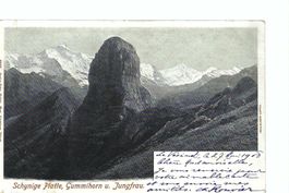 Schynige Platte, Gummihorn u. Jungfrau 1900