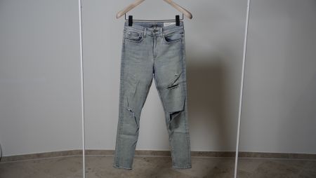 Rag & Bone Skinny Slim Jeans 26 washed out ripped Damen