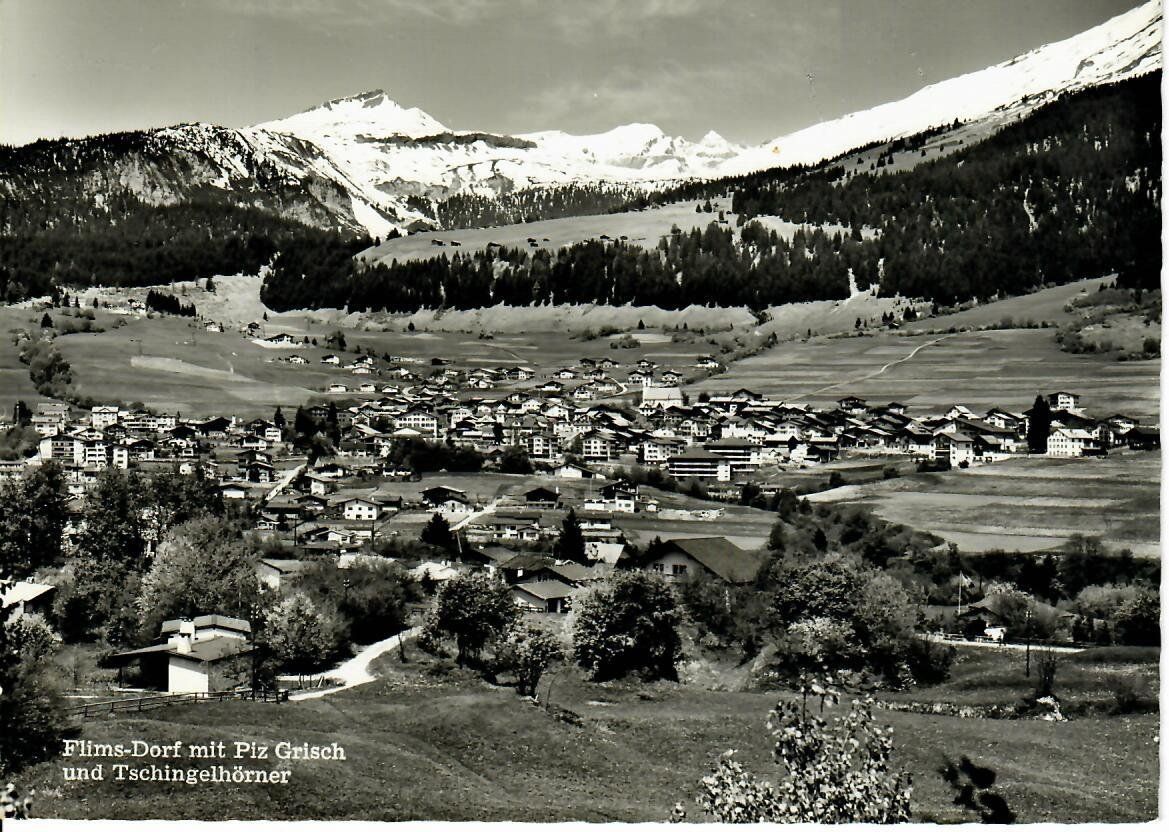 Ansichtskarten: Flims Dorf – Gebraucht aus Hochdorf von Ziegel-16
