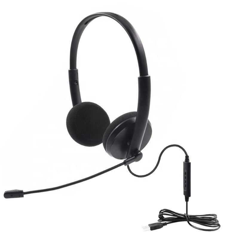 Kopfhörer - Headsets: USB PC Headset mit Mikrofon für Callcent – Neu und originalverpackt aus Aesch BL von Elektronik_Laden