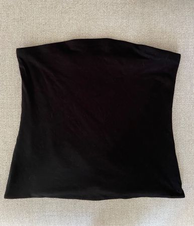 NEXT Top noir bustier coton stretch t.42