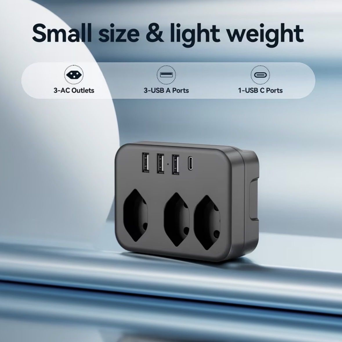 Spine: 7 in 1 Steckdosen mit USB-Anschlüssen / Schwarz – Nuovo e nell'imballaggio originale da Kloten venduto da digi-Galaxy