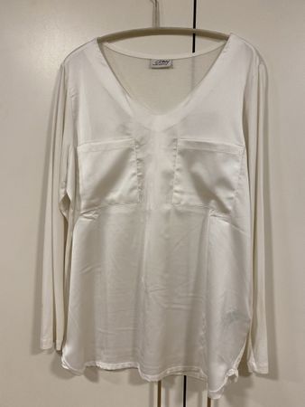 Amy Verdenchi Shirt, weiss, Gr. 42