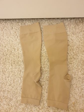 Bas de compression Sigvaris Magic A-D, beige, très bon état