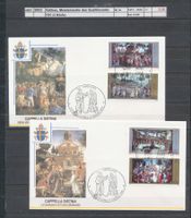 2002 Vatikan, "Meiserwerke des Quattrocento", FDC (2 Briefe)
