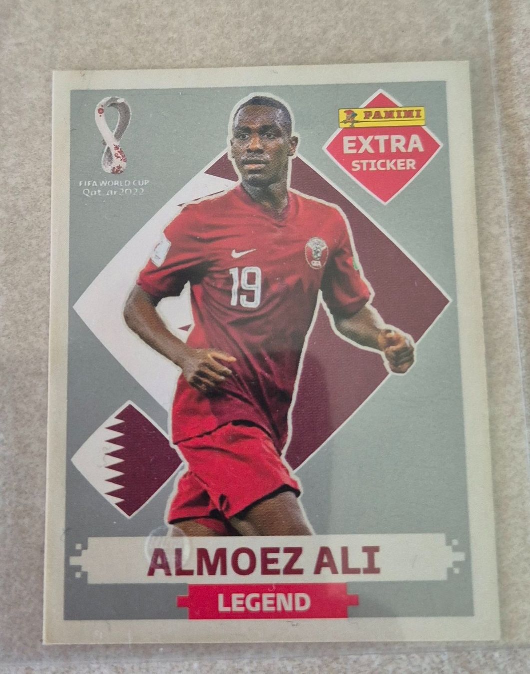 Panini Carte collezionabili: Almoez Ali extra sticker 2022 – Usato da Thunstetten venduto da carolin03