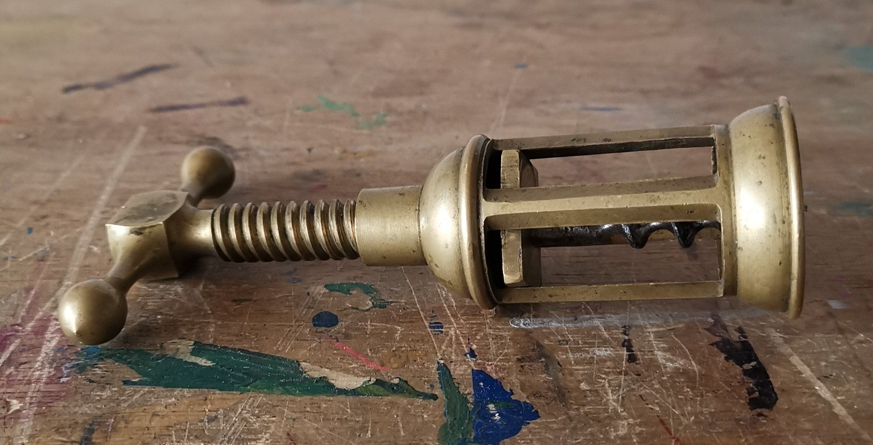 Apribottiglie & Tappi per chiusura: Korkenzieher Messing _1 – Usato da Obernau venduto da vamberk