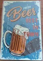 Bier Beer / A4 Blechschild/Deko-Schild, neu originalverpackt