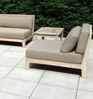 Sessel Gartensessel Lounge Outdoor Stuhl Teak Outdoorsessel