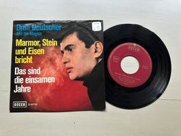 DRAFI DEUTSCHER tolle Single 60's Marmor Stein Eisen bricht