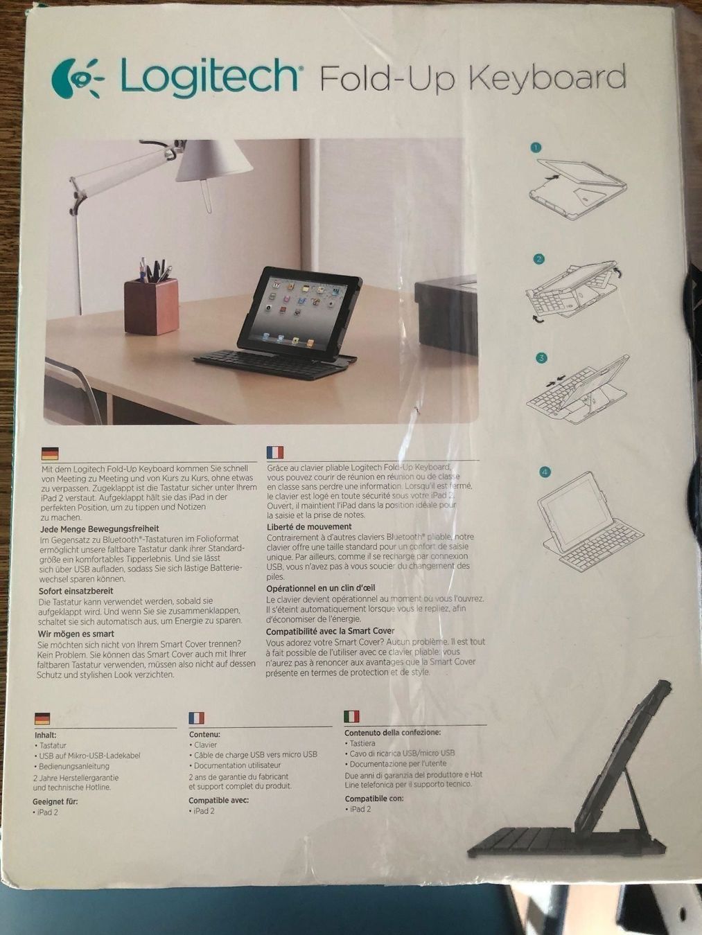 Logitech Tastiere: Logitech Fold-up Keyboard Neu – Nuovo e nell'imballaggio originale da Küsnacht ZH venduto da LuxuryBroker 2