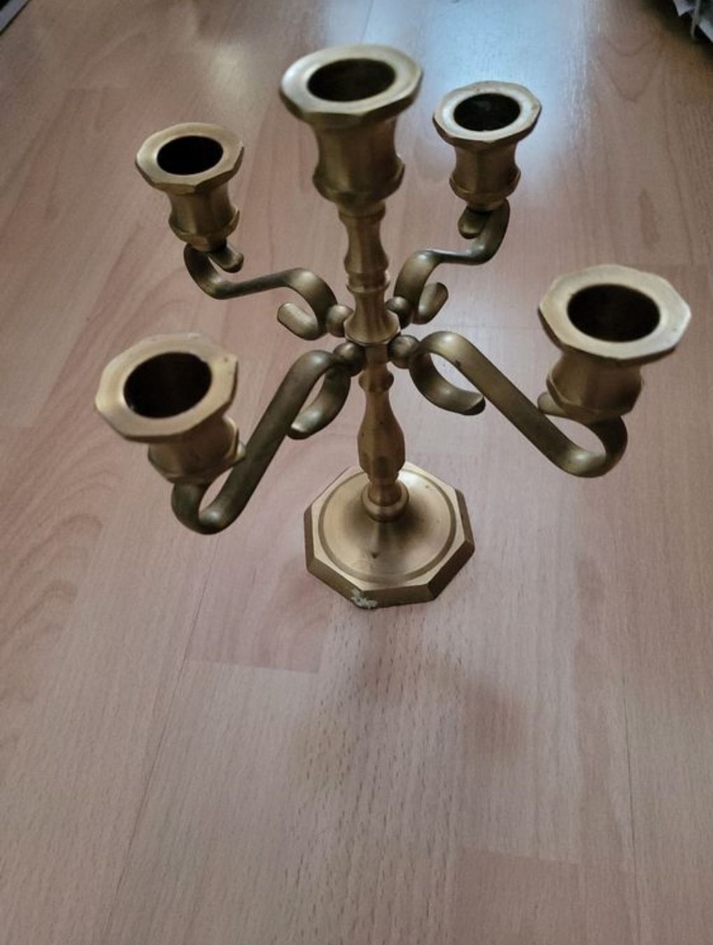 Kerzenständer: antiker Kerzenständer Massiv Messing Vintage – Gebraucht aus Inwil von Flower2325 1