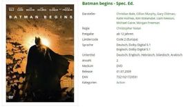 Batman begins - Spec. Ed. - DVD
