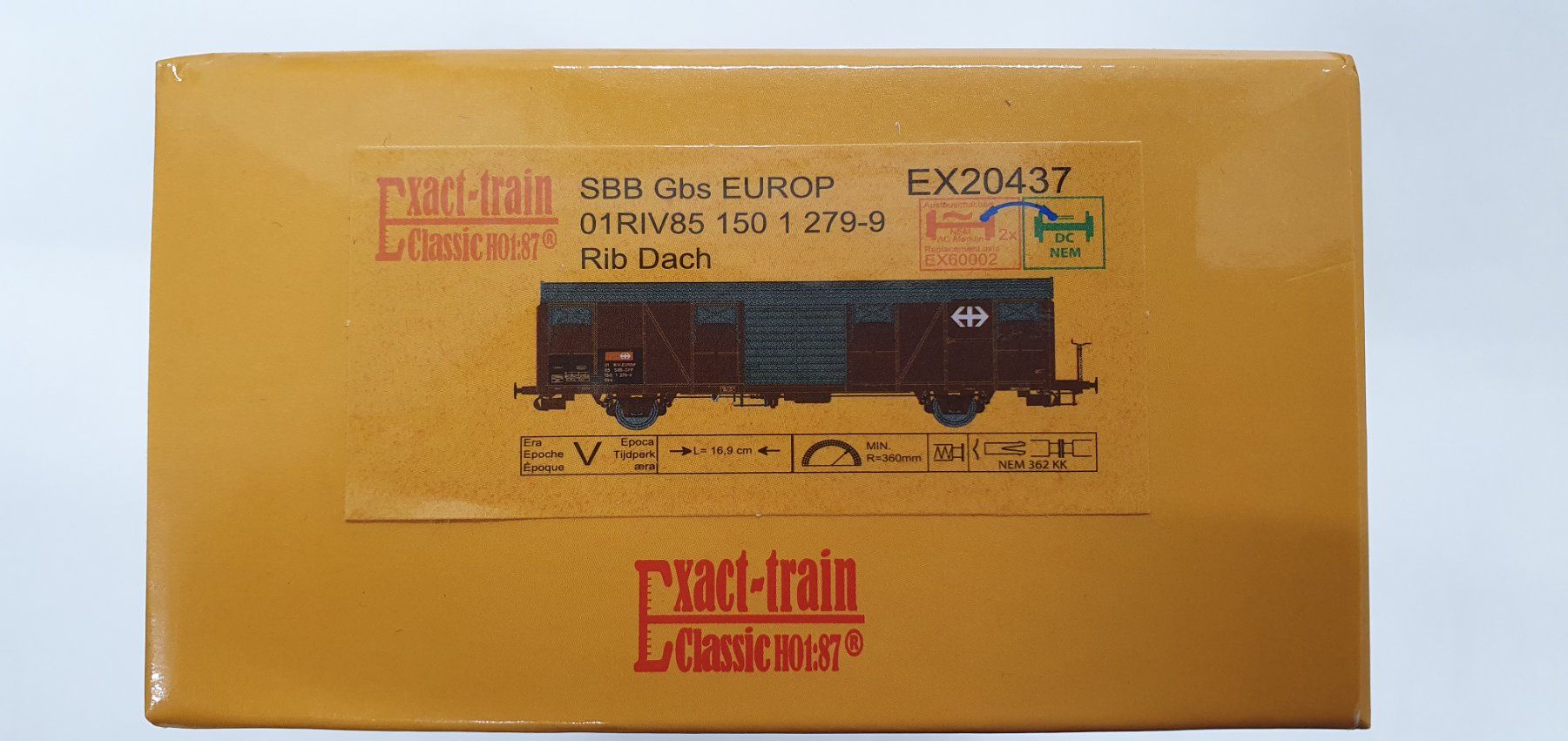 Modellini di ferrovie: Exact-Train 20437  SBB Gbs Europ – Nuovo e nell'imballaggio originale da Würenlos venduto da jub_nd5j 3