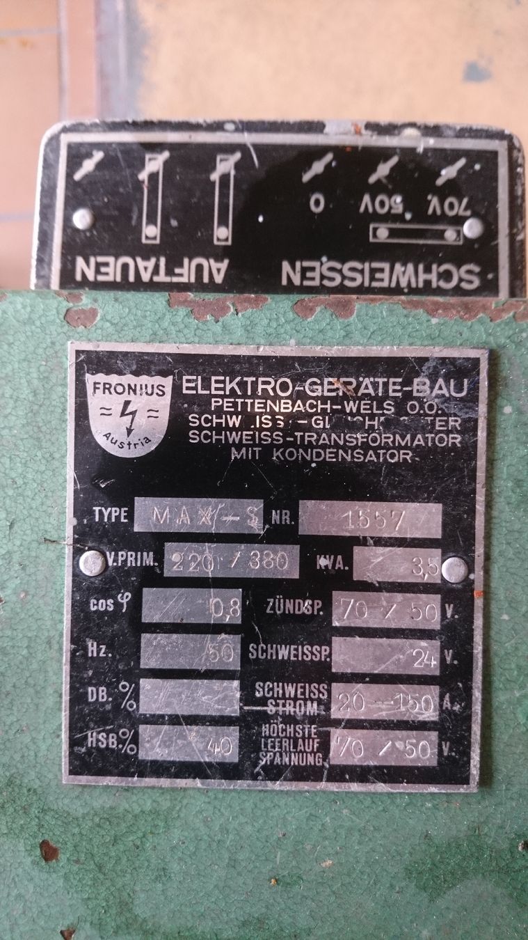 Postes à souder: Fronius Schweissgerät  – D'occasion à Niederglatt ZH par Aswi53 3