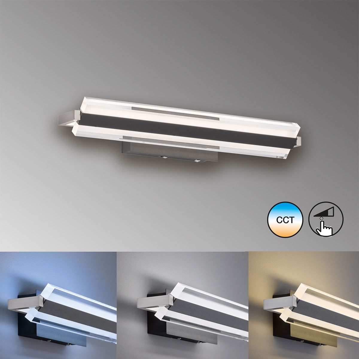 Lampen: LED Wandleuchte, Dimmer, 35 cm x 8 cm – Neu (gemäss Beschreibung) aus Kreuzlingen von Smart-Light