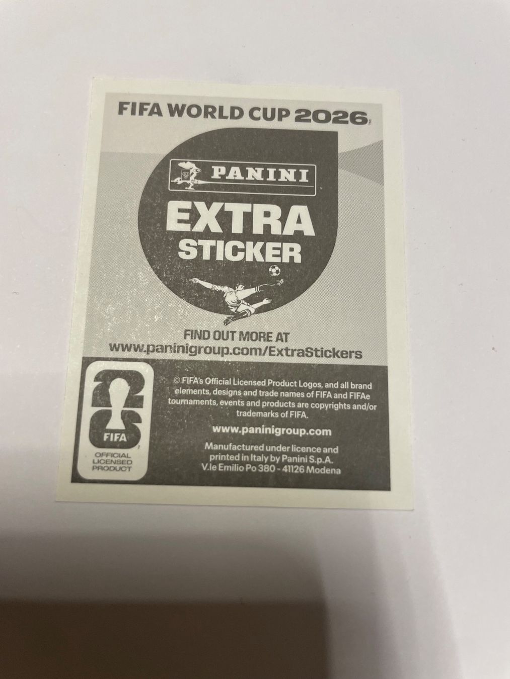 Panini Carte collezionabili: Panini WM 2026 Extra Sticker SILBER - Cristiano Ronaldo – Difettoso da Niederwangen BE venduto da m_s13 5