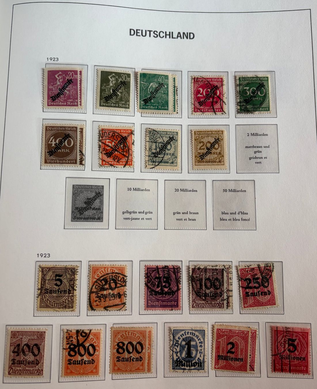 Alle Briefmarken: Briefmarken Deutsches Reich – Gebraucht aus Dotzigen von ser_8hp9
