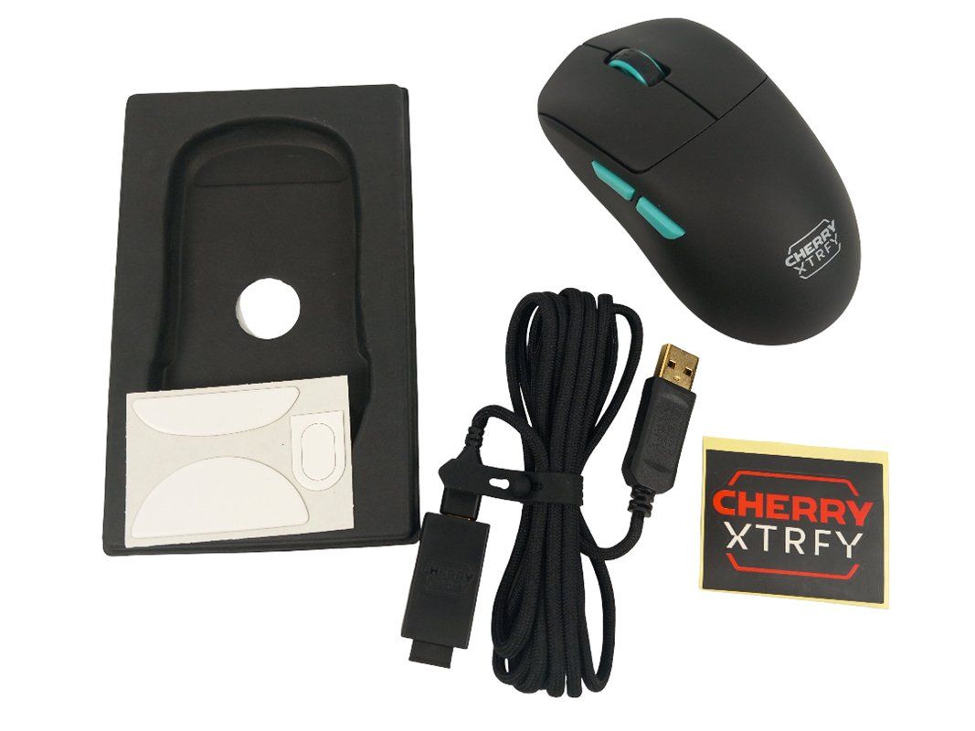 Maus: CHERRY xtrfy M68 Mouse (Wireless; Black) – Gebraucht aus Hünenberg von Restwert_Zug 7