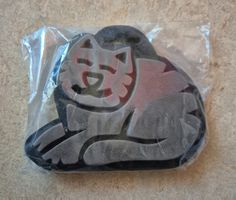 Moosgummi Stempel Katze