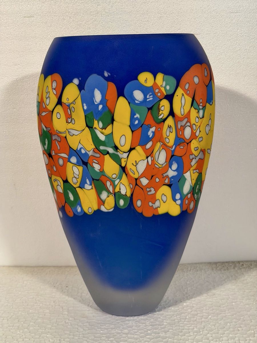 Vasi & Recipienti: Jean-Luc GARCIN Colourful, Unique Design Vase – Usato da Lausanne venduto da artnouveau04
