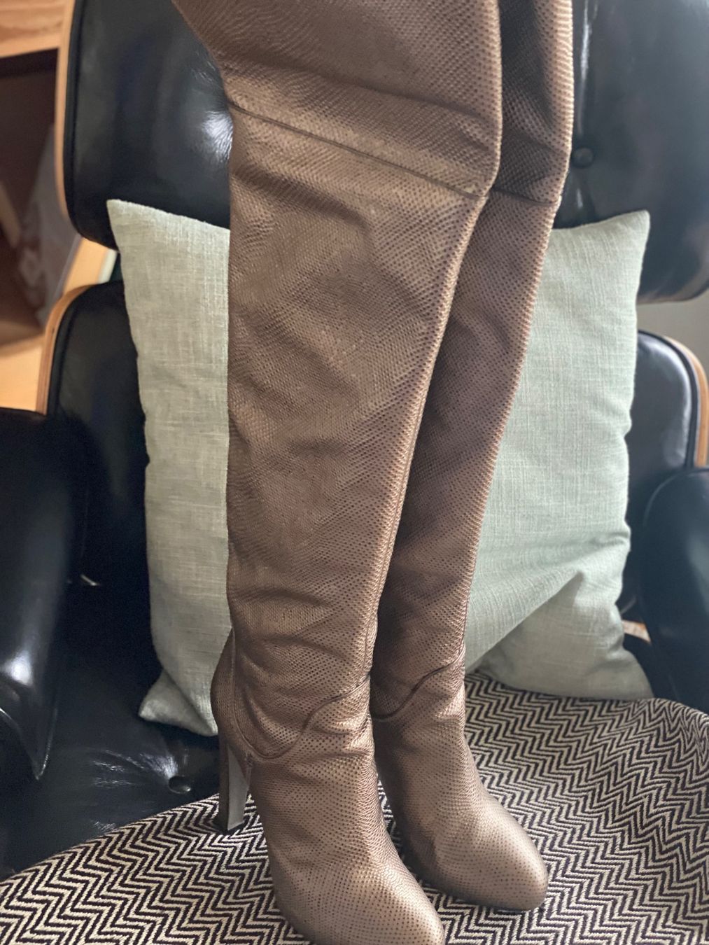 Sergio Rossi Scarpe da donna: Sergio Rossi Overkneestiefel – Usato da Uster venduto da Charis5 3