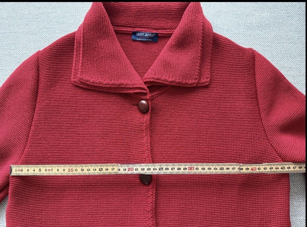 Saint James Giacche: Saint James Strickjacke, ein Klassiker un rot – Usato da Zürich venduto da imelisa