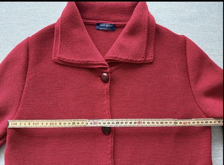 Saint James Strickjacke, ein Klassiker un rot