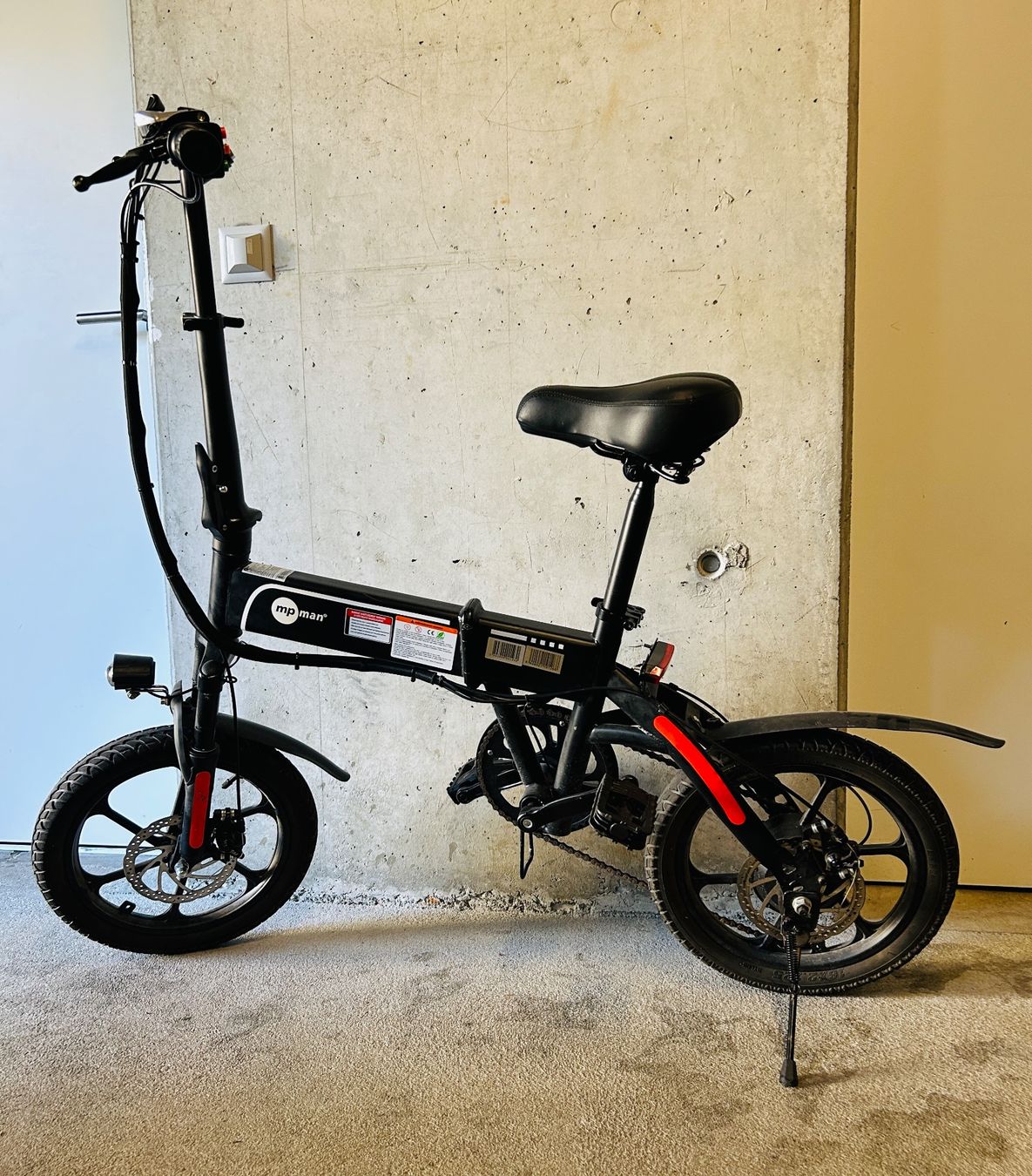 Mpman Biciclette: MPMan EB16 – Klappbares Elektrofahrrad (16 Zoll) – Usato da Visp venduto da I.G.-1909-