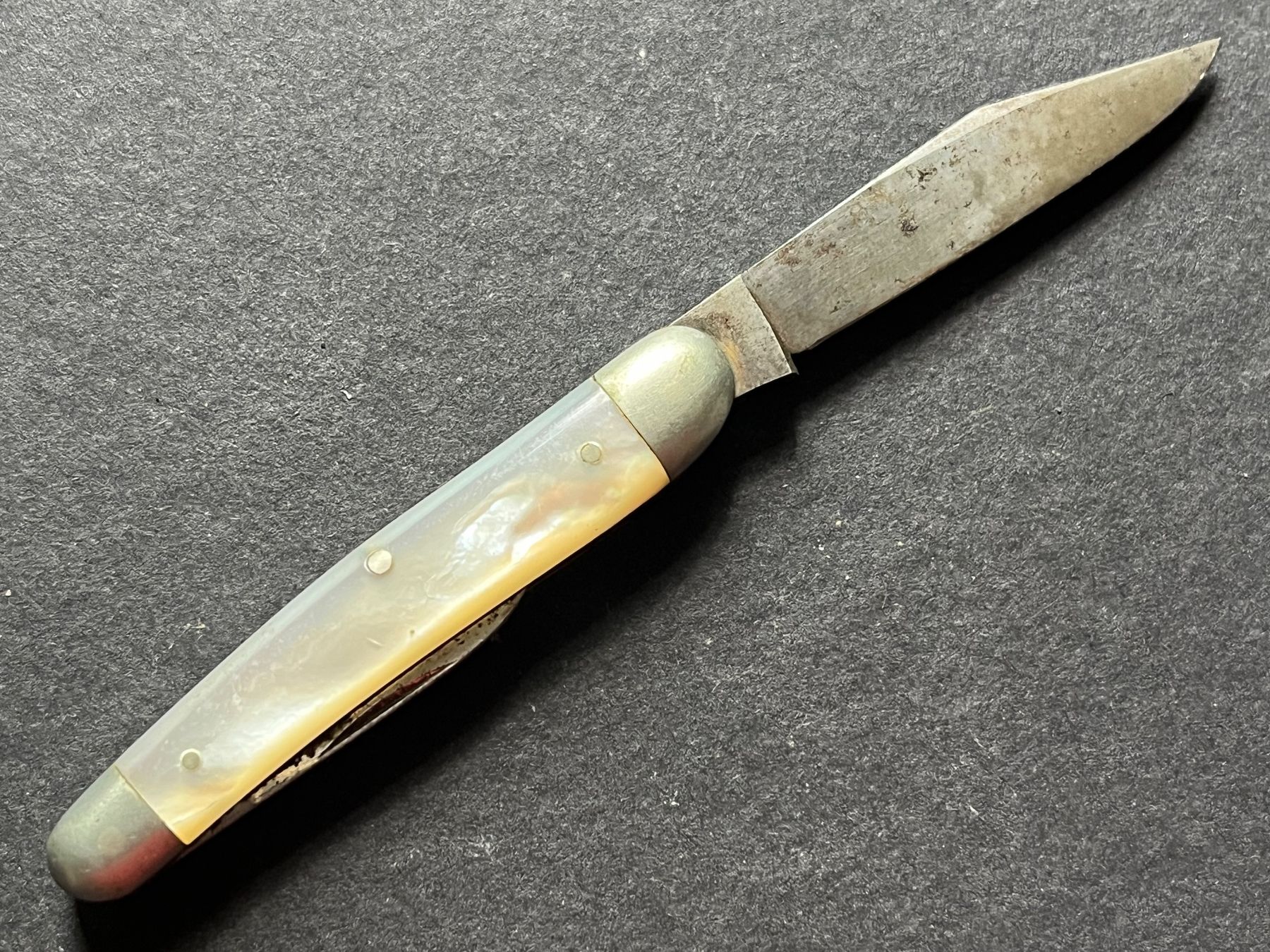 Coltelli tascabile: Antikes Perlmutt-Sackmesser 62 mm – Usato da Zürich venduto da FV.vintage 5