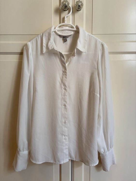 H&M Blusen: Weisse Business-Bluse, H&M, 36 – Gebraucht aus Zürich von Sera.13
