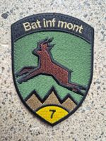 *** Badge  Bat inf mont 7 mit klett ***