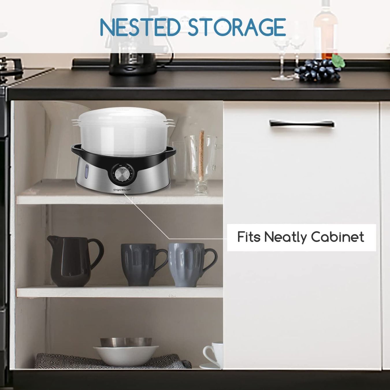 Elettrodomestici da cucina: Dampfgarer 800W – Nuovo e nell'imballaggio originale da Reiden venduto da Shop-Sale 5