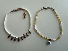 Armbänder/Fusskette Set