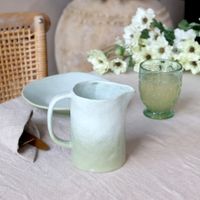 Krug «Valence» aus Porzellan, Höhe 12 cm