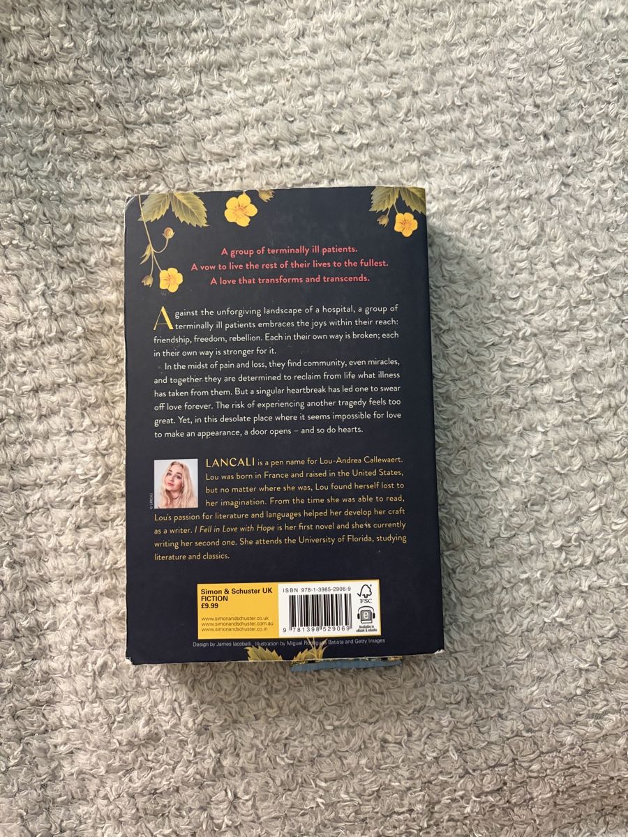Libri: Buch I fell in love with hope  – Usato da Füllinsdorf venduto da si.ja.35 1