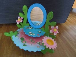Petite coiffeuse en bois DJECO (selon photo : en l'état)