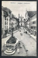 Solothurn. Hauptgasse u. Marktbrunnen, ca. 1915