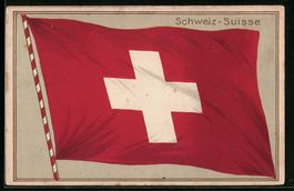 AK Schweiz, Die Schweizer Flagge