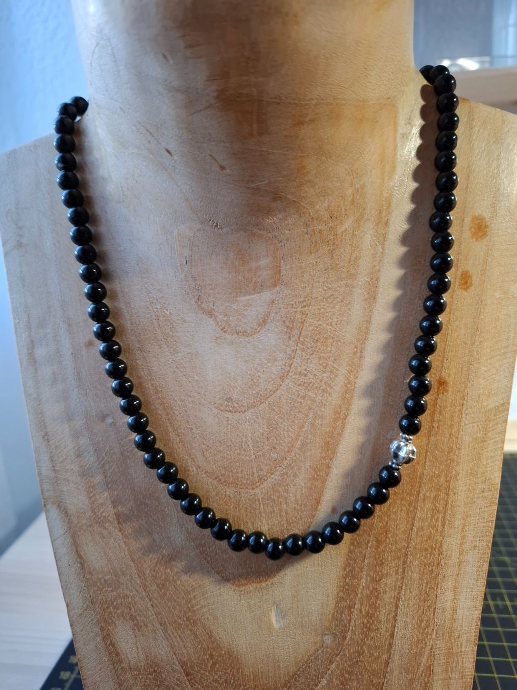 Catenine: Kette mit schwarzen Steinen S 925 – Usato da Zwieselberg venduto da Halifaxmendusli 8